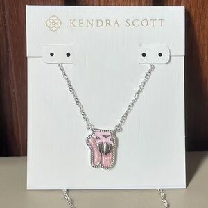 Kendra Scott Ballet Silver Pendant Necklace
